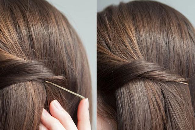Brown, Hairstyle, Style, Beauty, Brown hair, Blond, Hair accessory, Long hair, Nail, Liver, 