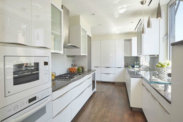 Room, Interior design, Property, White, Major appliance, Floor, Kitchen appliance, Ceiling, Countertop, House, 