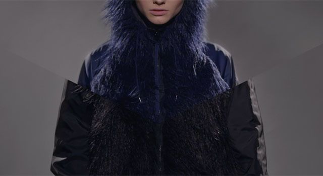 Sleeve, Textile, Black hair, Fashion, Fur clothing, Black, Wig, Street fashion, Electric blue, Fur, 