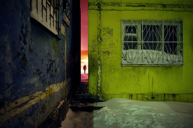 Yellow, Green, Wall, Colorfulness, Tints and shades, Fixture, Paint, Rectangle, Concrete, Visual arts, 