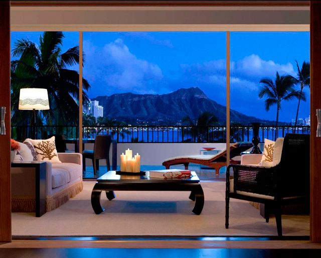 Room, Interior design, Furniture, Couch, Interior design, Majorelle blue, Arecales, Resort, Tropics, Pillow, 