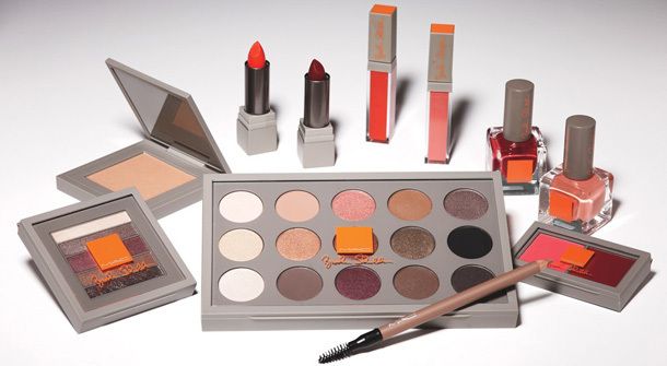 Brown, Lipstick, Orange, Red, Peach, Amber, Cosmetics, Eye shadow, Tints and shades, Stationery, 