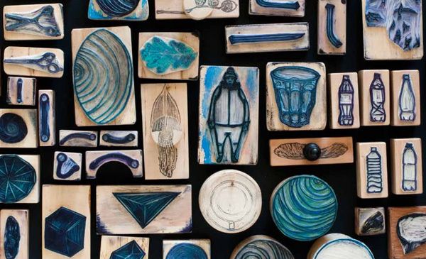 Blue, Teal, Turquoise, Aqua, Art, Collection, Natural material, Azure, Ceramic, Paint, 