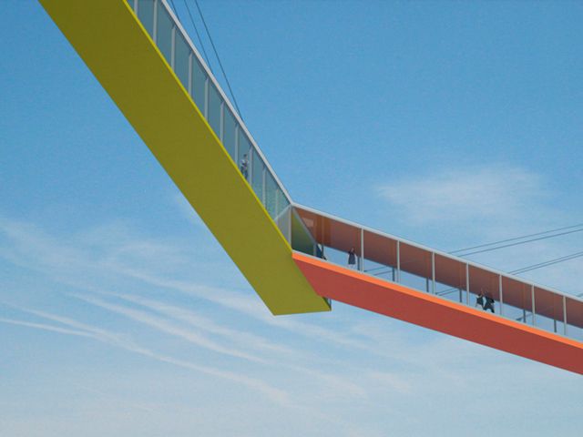 Blue, Daytime, Sky, Infrastructure, Line, Bridge, Azure, Parallel, Cable-stayed bridge, Pole, 