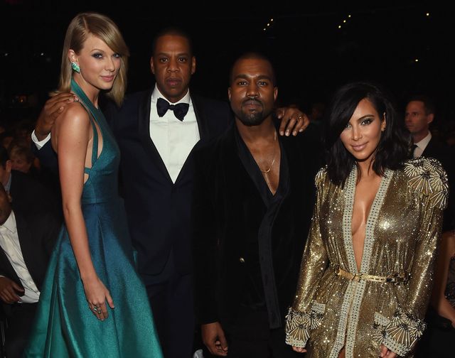 Taylor Swift, Jay Z, Kanye West & Kim Kardashian