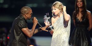 Kanye West & Taylor Swift tijdens de VMA-Awards 2009