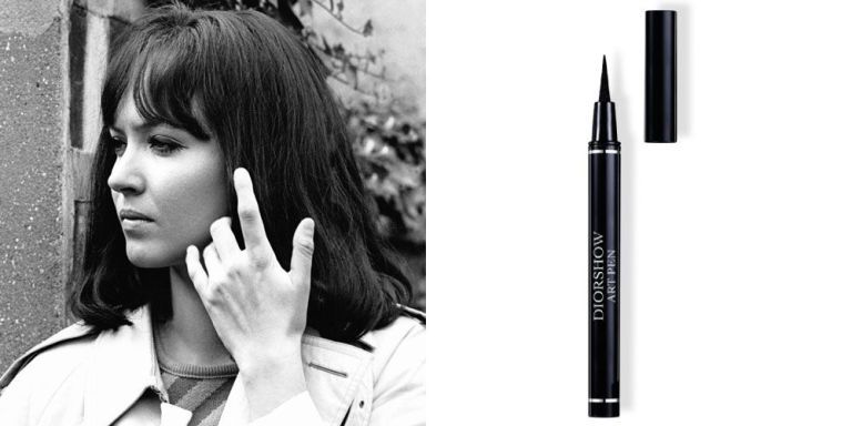 Lip, Finger, Eyebrow, Eyelash, Style, Writing implement, Beauty, Stationery, Office supplies, Long hair, 