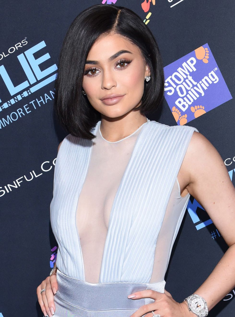 LOS ANGELES, CA - JULY 14:  (EXCLUSIVE COVERAGE) Kylie Jenner attends SinfulColors and Kylie Jenner Announce charitybuzz.com Auction for Anti Bullying on July 14, 2016 in Los Angeles, California.  (Photo by Vivien Killilea/Getty Images for SinfulColors)