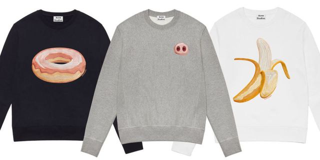 Product, Sleeve, Collar, Sweater, Grey, Peach, Doughnut, Active shirt, Natural material, Button, 