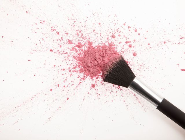 Brush, Red, Pink, Stationery, Carmine, Magenta, Office supplies, Cosmetics, Paint brush, Paint, 