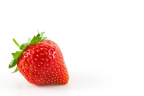 Fruit, Natural foods, Produce, White, Red, Food, Strawberry, Carmine, Logo, Accessory fruit, 