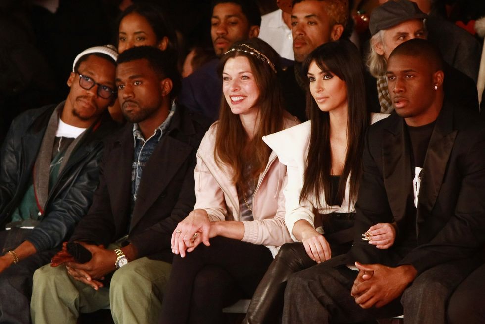 Lupe Fiasco, Kanye West, Milla Jovovich, Kim Kardashian & Reggie Bush in 2009
