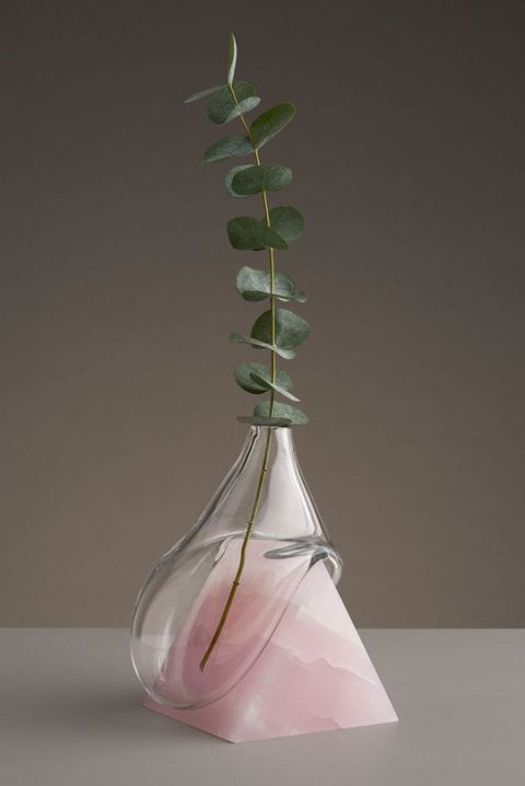 Glass, Lavender, Transparent material, Vase, Artifact, Still life photography, Peach, Natural material, Silver, Transparency, 