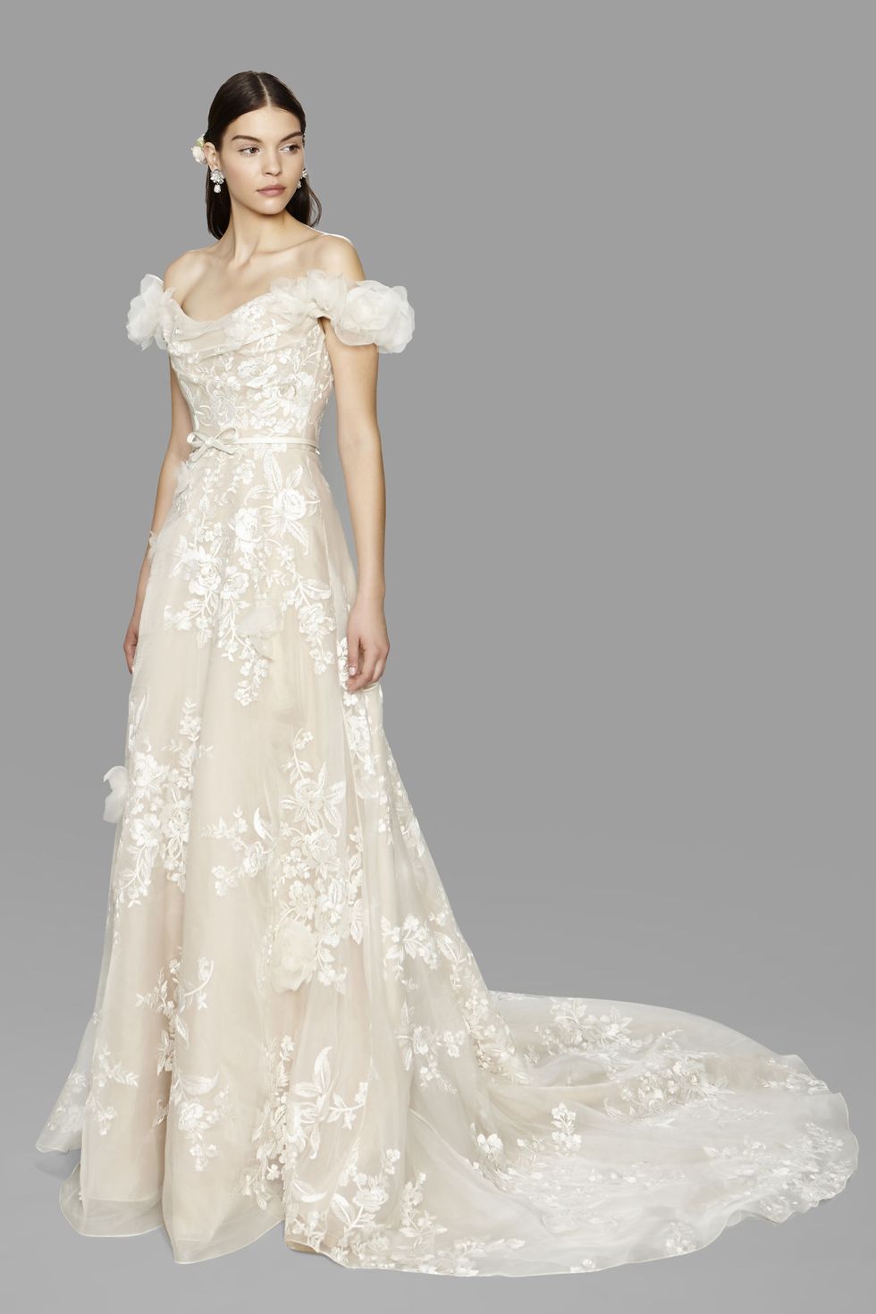 Clothing, Sleeve, Dress, Shoulder, Bridal clothing, Textile, Photograph, Gown, Wedding dress, White, 