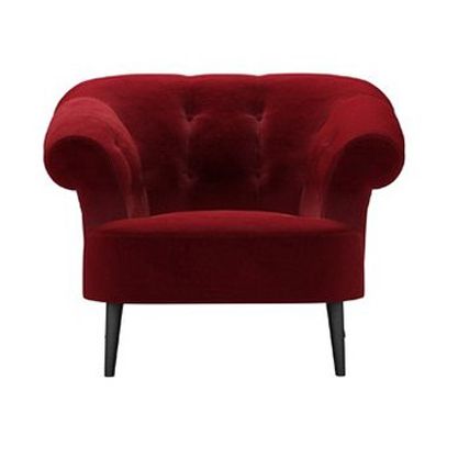 Red, Furniture, Comfort, Chair, Maroon, Hardwood, Club chair, Armrest, Velvet, Plastic, 