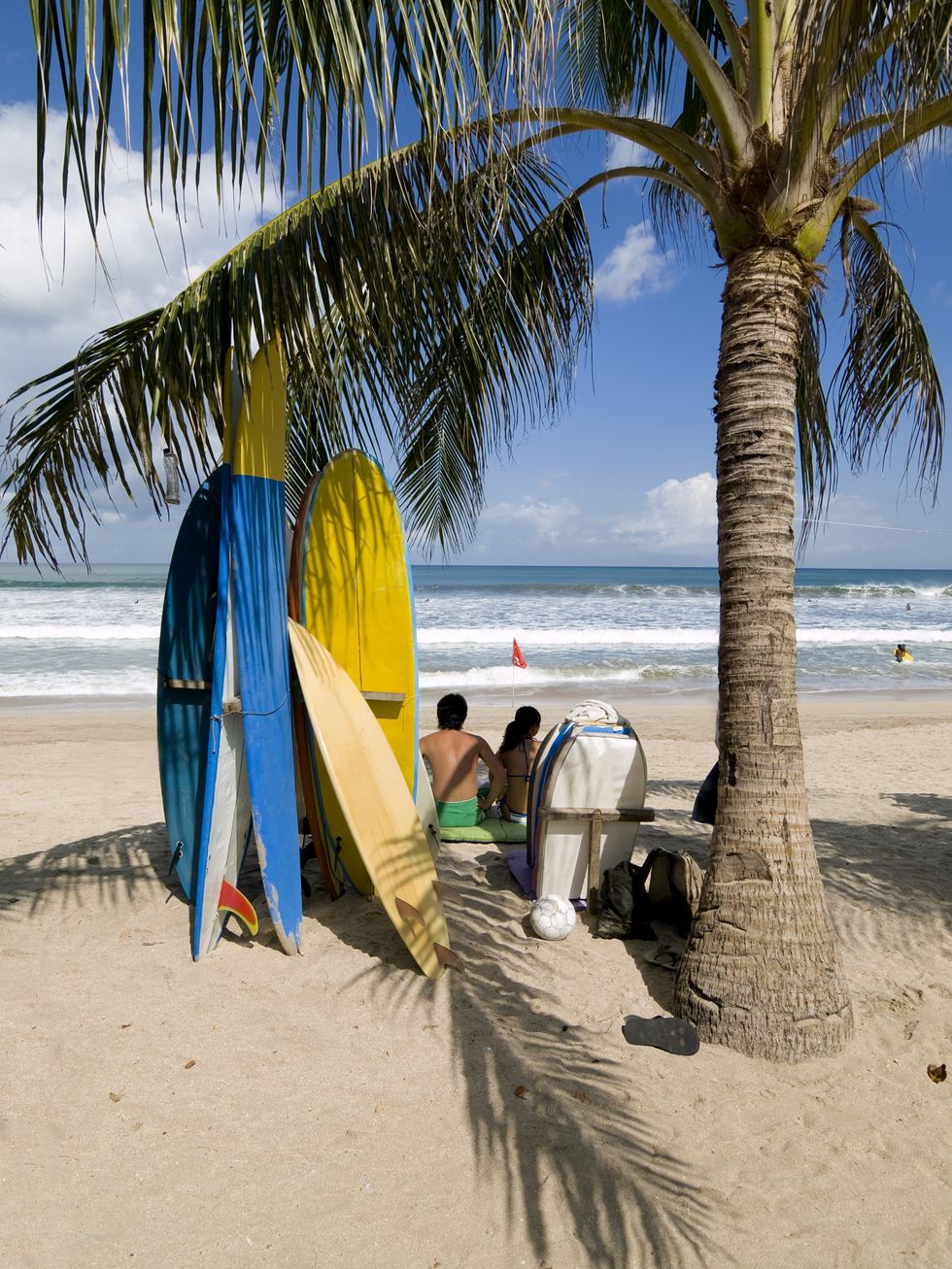Coastal and oceanic landforms, Shore, Sand, Tree, Tourism, Beach, Coast, Summer, Ocean, Woody plant, 