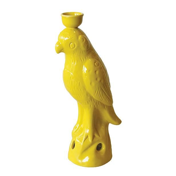Yellow, Bird, Beak, Wing, Animal figure, Figurine, Metal, Natural material, Blond, Falconiformes, 