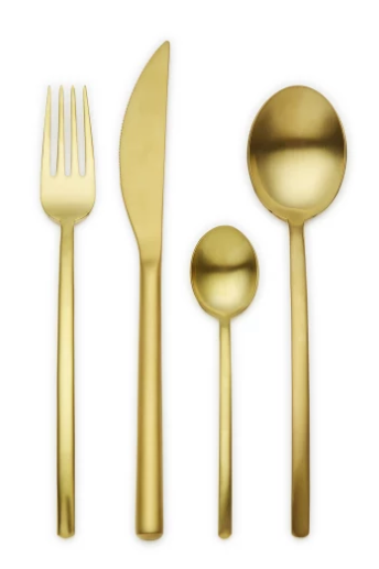 Line, Cutlery, Metal, Beige, Bronze, Dishware, Close-up, Kitchen utensil, Silver, Steel, 
