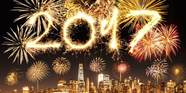 nieuw jaar's avond, nieuw jaar, oudjaarsdag, 2017, steden, feestdagen, vieren