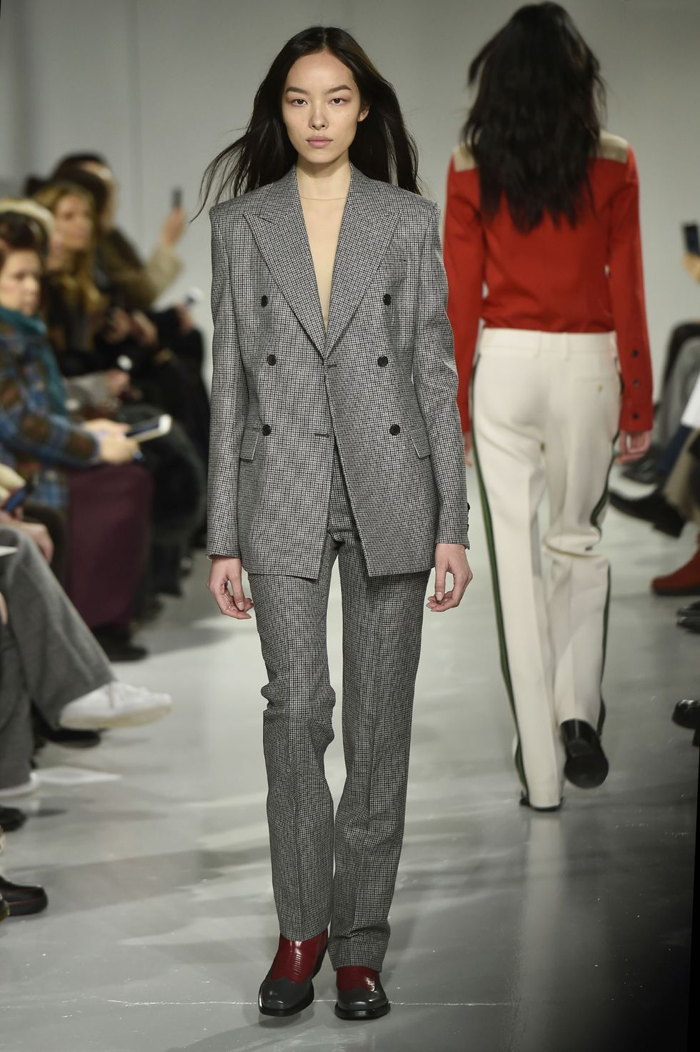 <p>Technically, your season has passed, but more technically, Fall 2017 was *made* for you. It's all about the suiting, and with so many options to choose from, it'll be Tibi's strong-shouldered miniskirt set one day, and Raf Simons for Calvin Klein (sheer shirt and all) the next.&nbsp;</p>