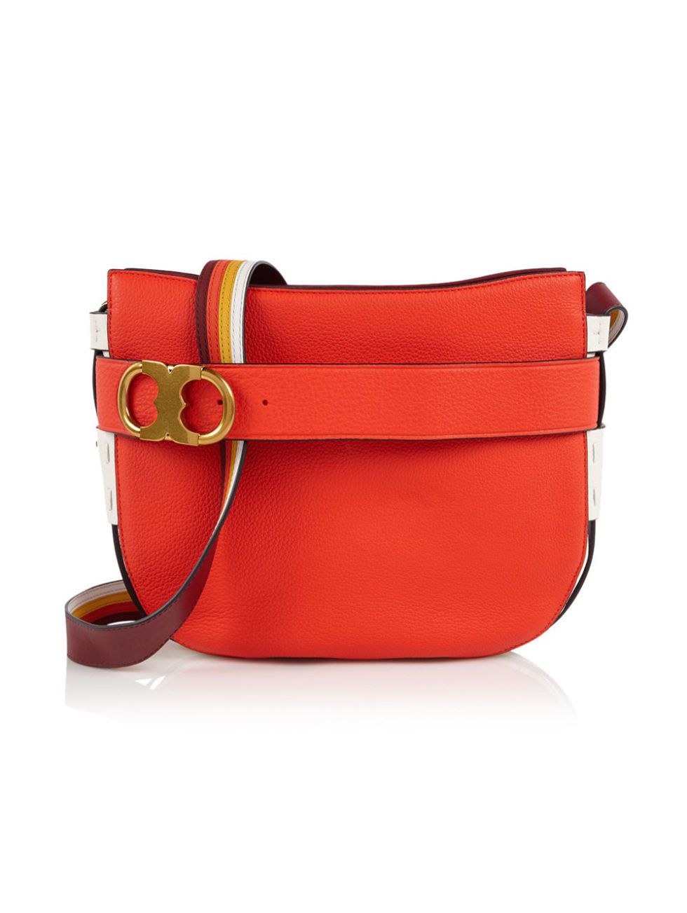 Bag, Handbag, Red, Leather, Messenger bag, Orange, Shoulder bag, Fashion accessory, Tan, Material property, 
