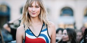 Blond, Beauty, Model, Street fashion, Fashion, Brown hair, Photography, Long hair, Smile, Style, 