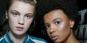 Models backstage at Alberta Feretti, Milan Fashion Week 26 February 2016