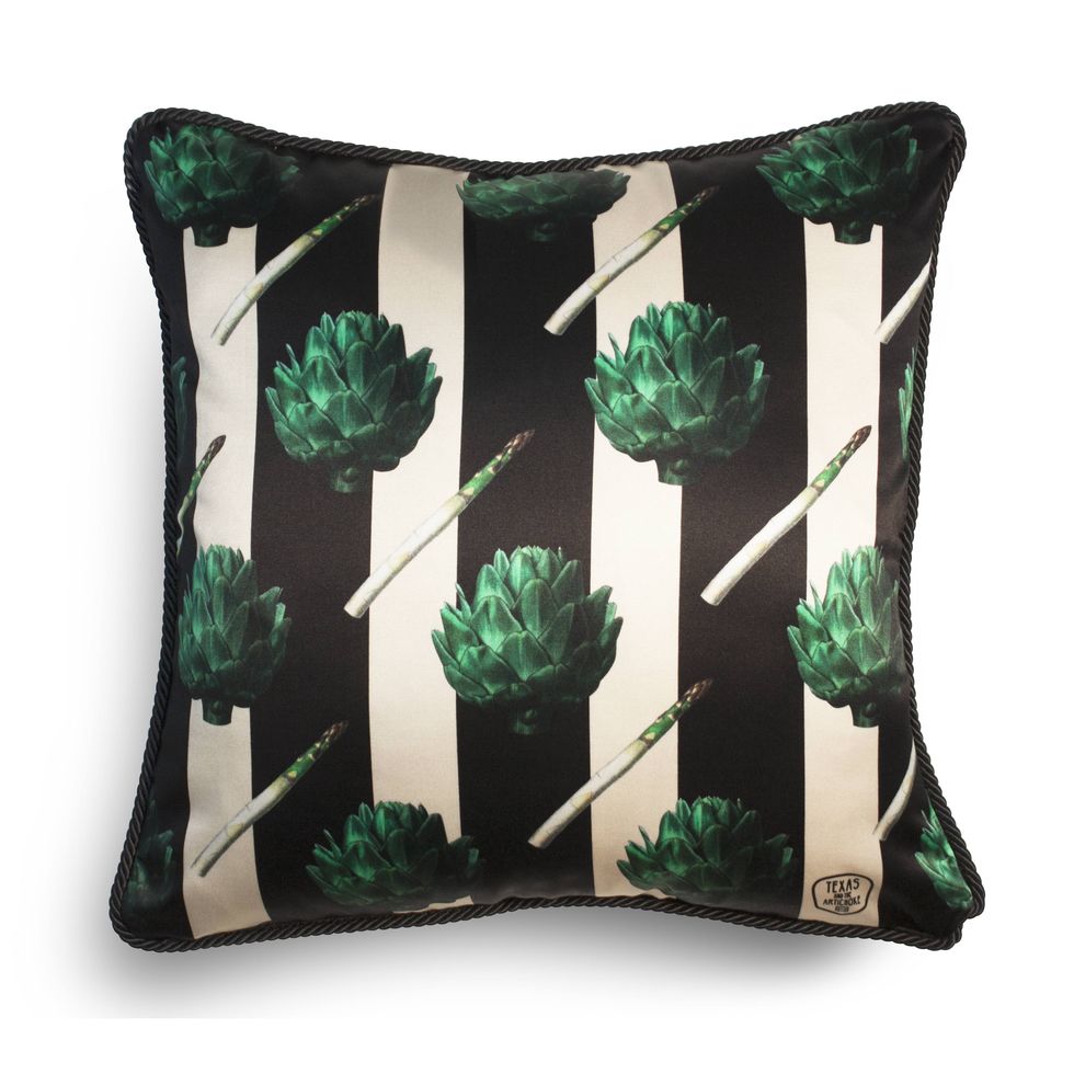 Green, Leaf, Cushion, Pillow, Throw pillow, Furniture, Linens, Textile, Plant, Cactus, 