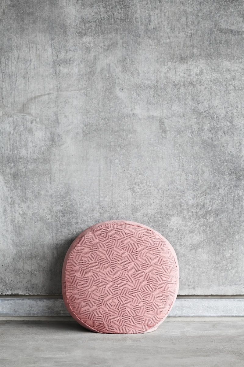 Pink, Wall, Peach, Circle, Concrete, Beige, Metal, 