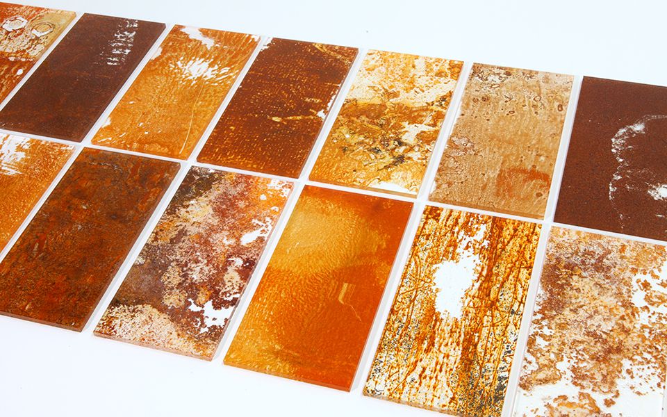 Orange, Brown, Amber, Tile, Floor, Beige, Material property, Pattern, Flooring, Square, 