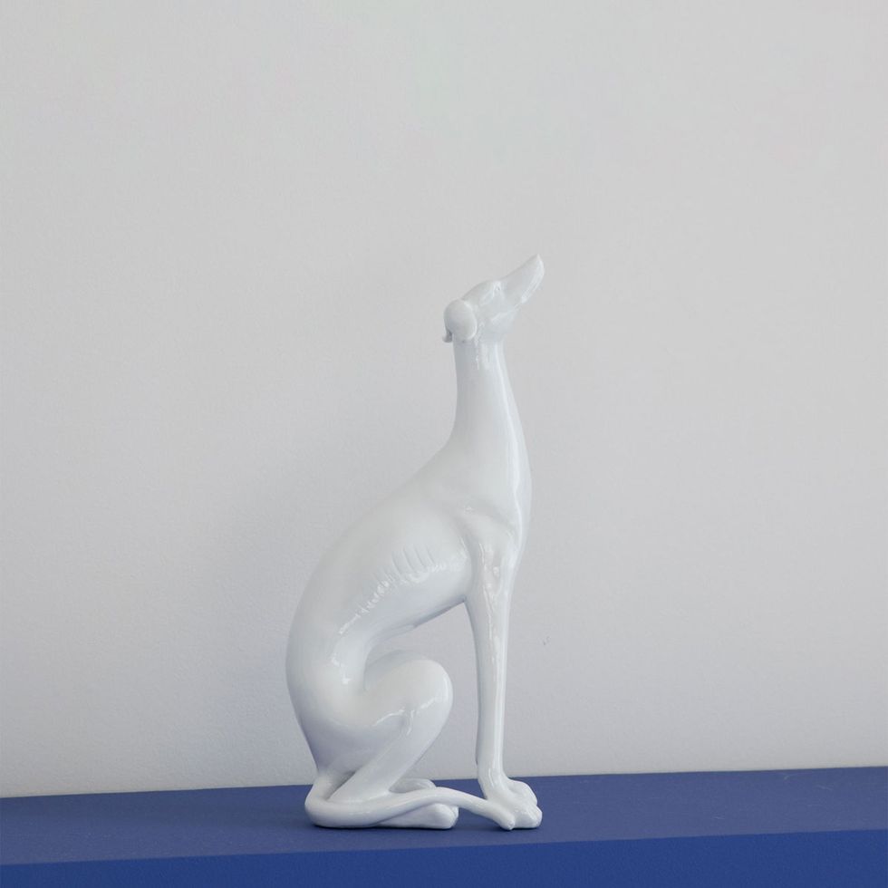 White, Figurine, Sculpture, Statue, Tail, Toy, Art, Ceramic, 