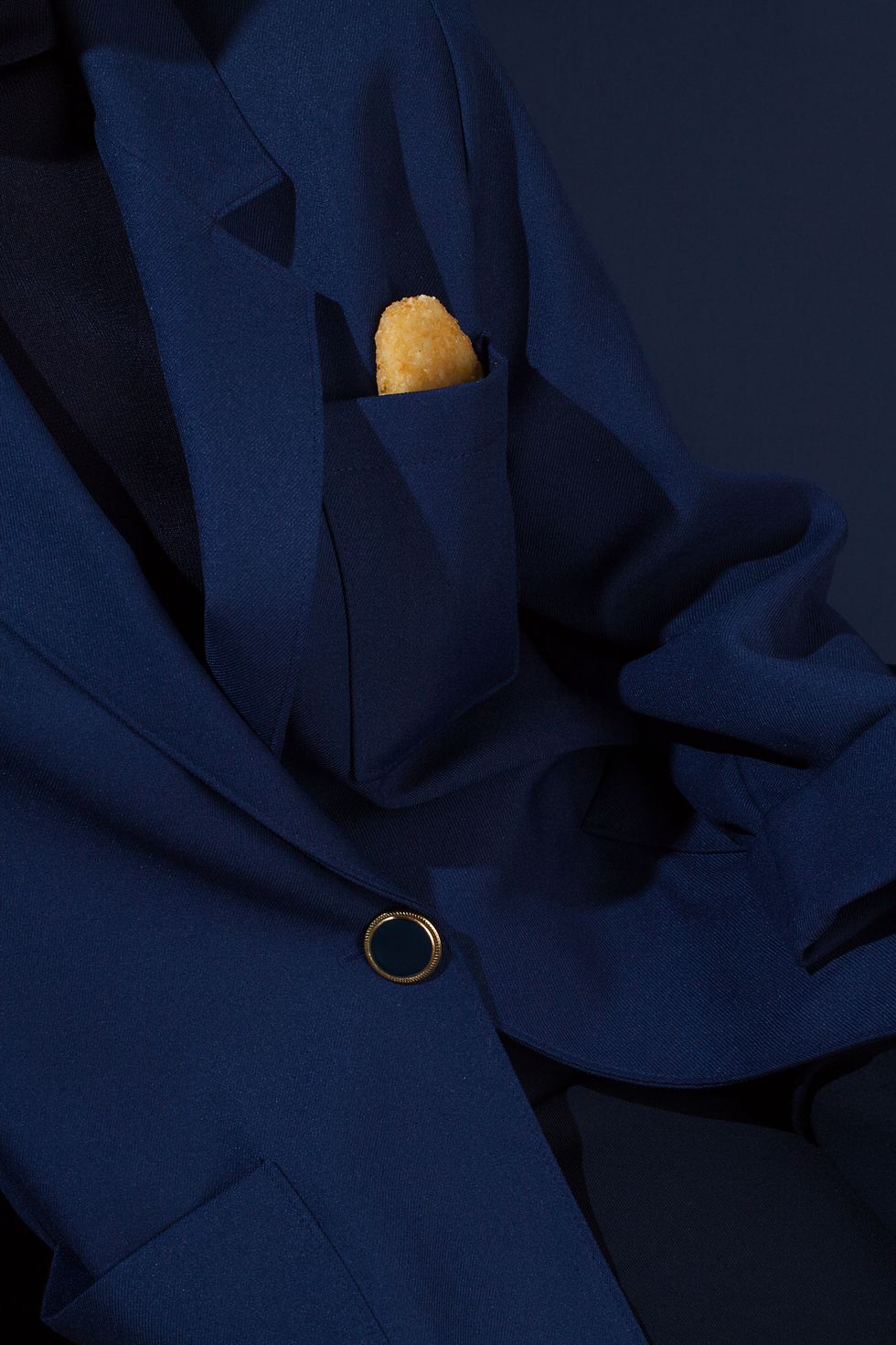 Blue, Electric blue, Cobalt blue, Outerwear, Collar, Coat, Jacket, Plant, Blazer, Suit, 