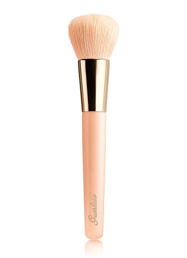 Brush, Makeup brushes, Face, Cosmetics, Beauty, Material property, Beige, Lip gloss, Peach, 