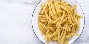 Dish, French fries, Junk food, Food, Fast food, Fried food, Cuisine, Side dish, Ingredient, Kids' meal, 