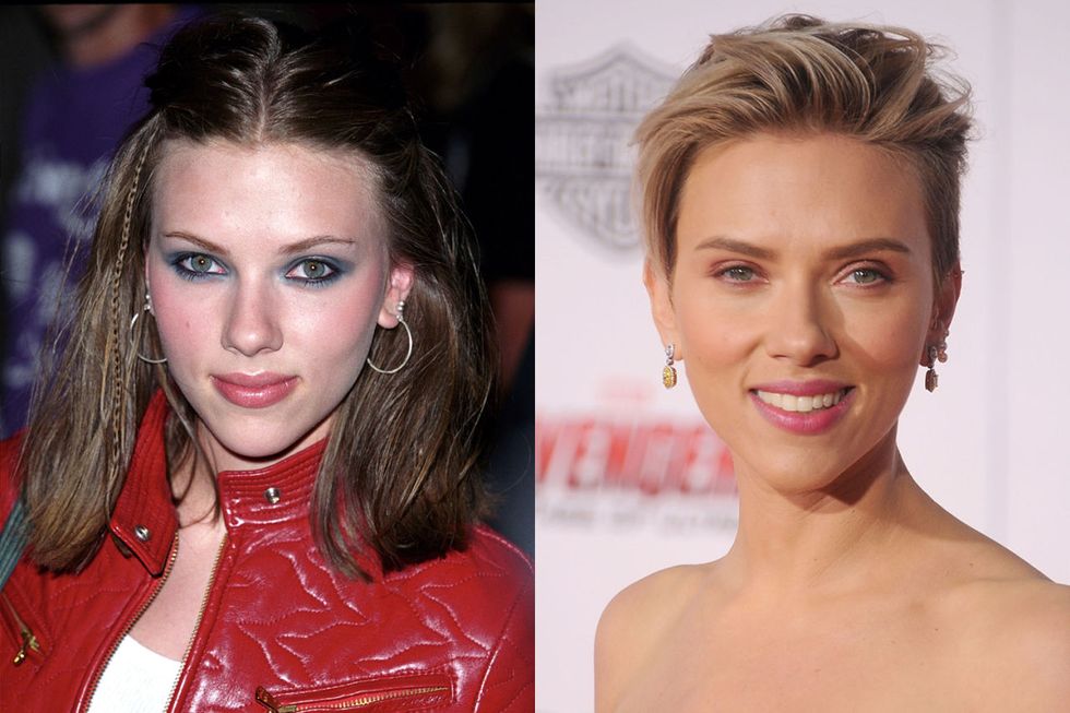 <p>Wij zijn fan van Scarletts kortgeschoren, blonde coupe, maar van nature heeft de Amerikaanse actrice eigenlijk bruin haar.&nbsp;</p>