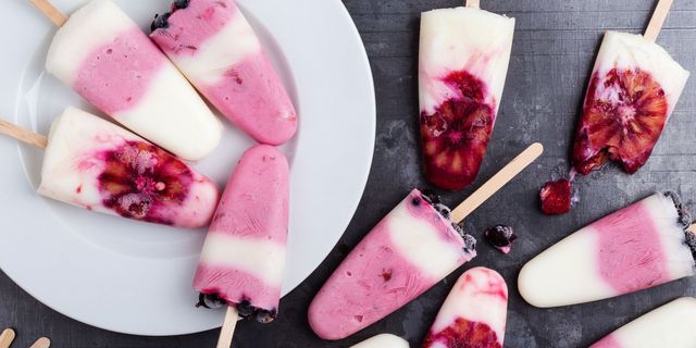 Food, Ice pop, Frozen dessert, Pink, Cuisine, Dessert, Dish, Ingredient, Fruit, Marshmallow, 