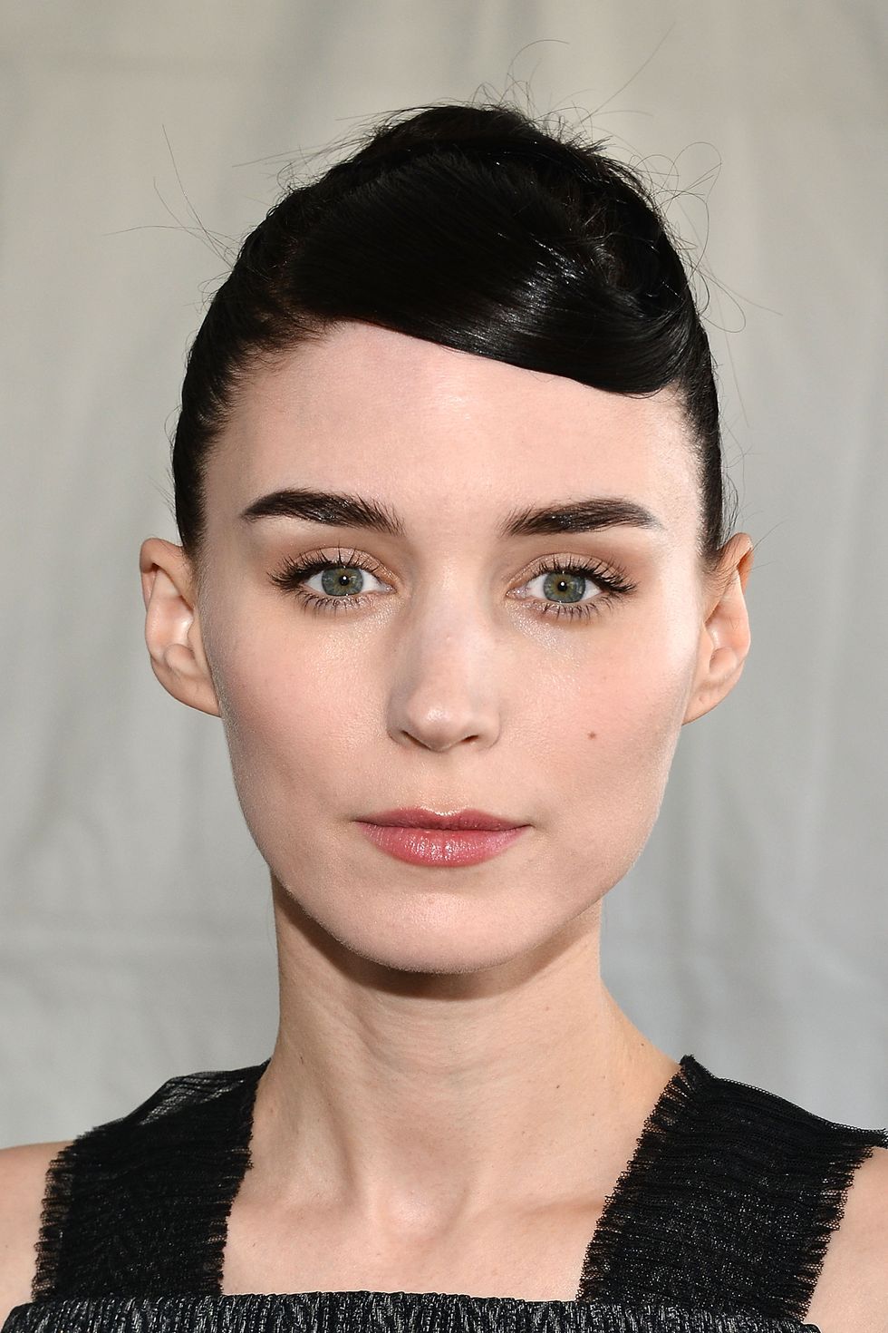 <p>Let the record show that Rooney Mara consistently does the most interesting hair, like this little cap made out of her own bangs. Think of it as another update on the Hepburn.</p>