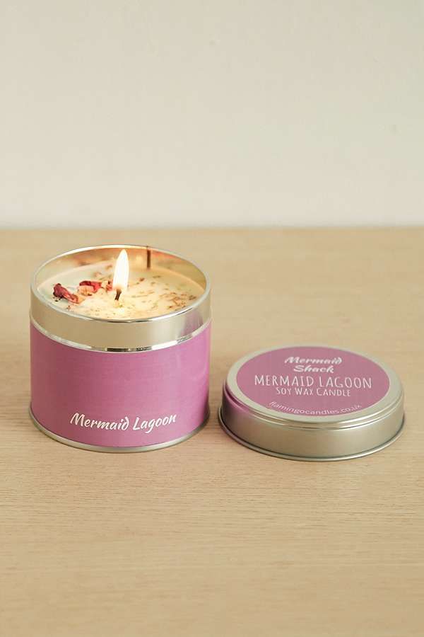 Pink, Product, Lighting, Beauty, Candle, Cream, Material property, Cream, Wax, Tin, 