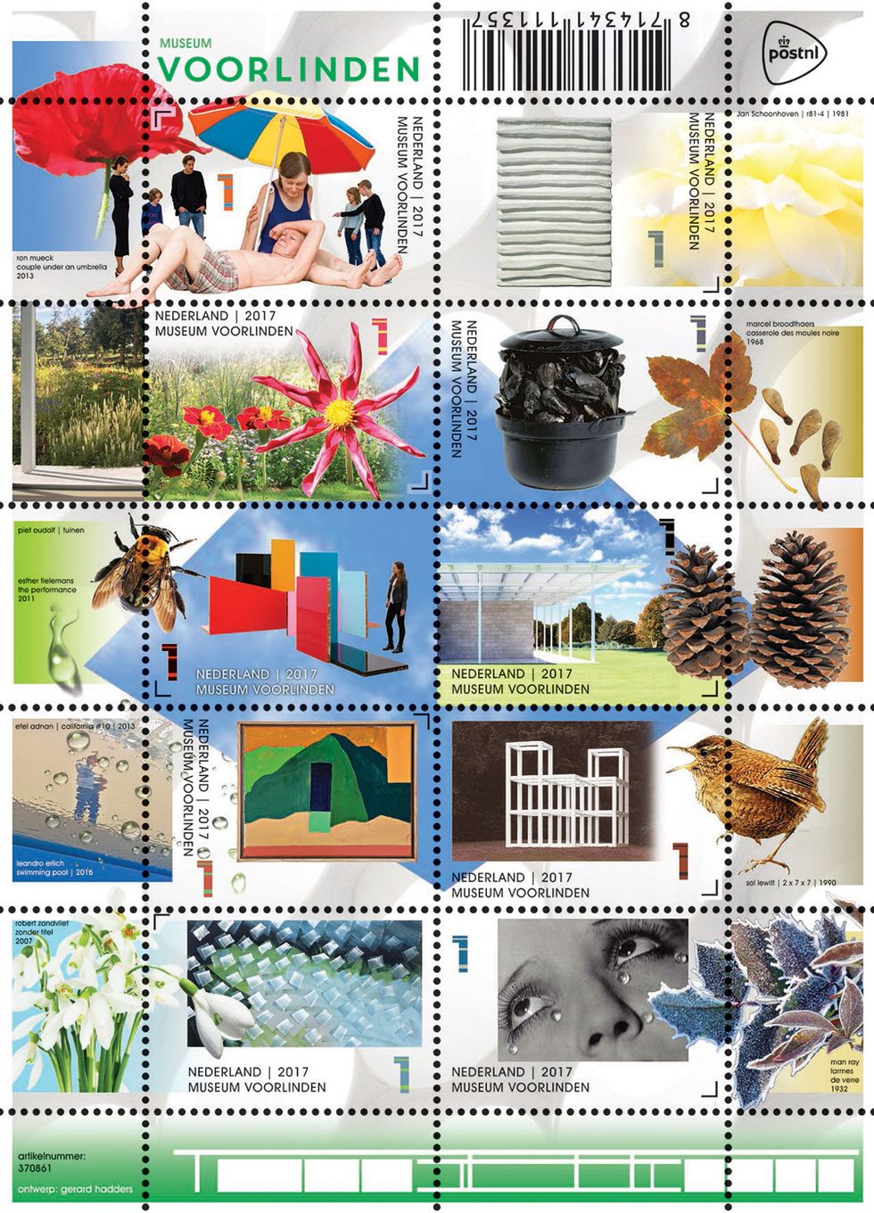 Postzegelvel Voorlinden - PostNL