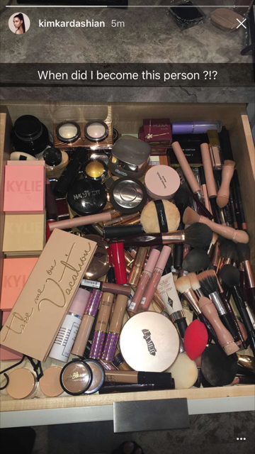 Cosmetics, Drawer, Collection, Material property, 