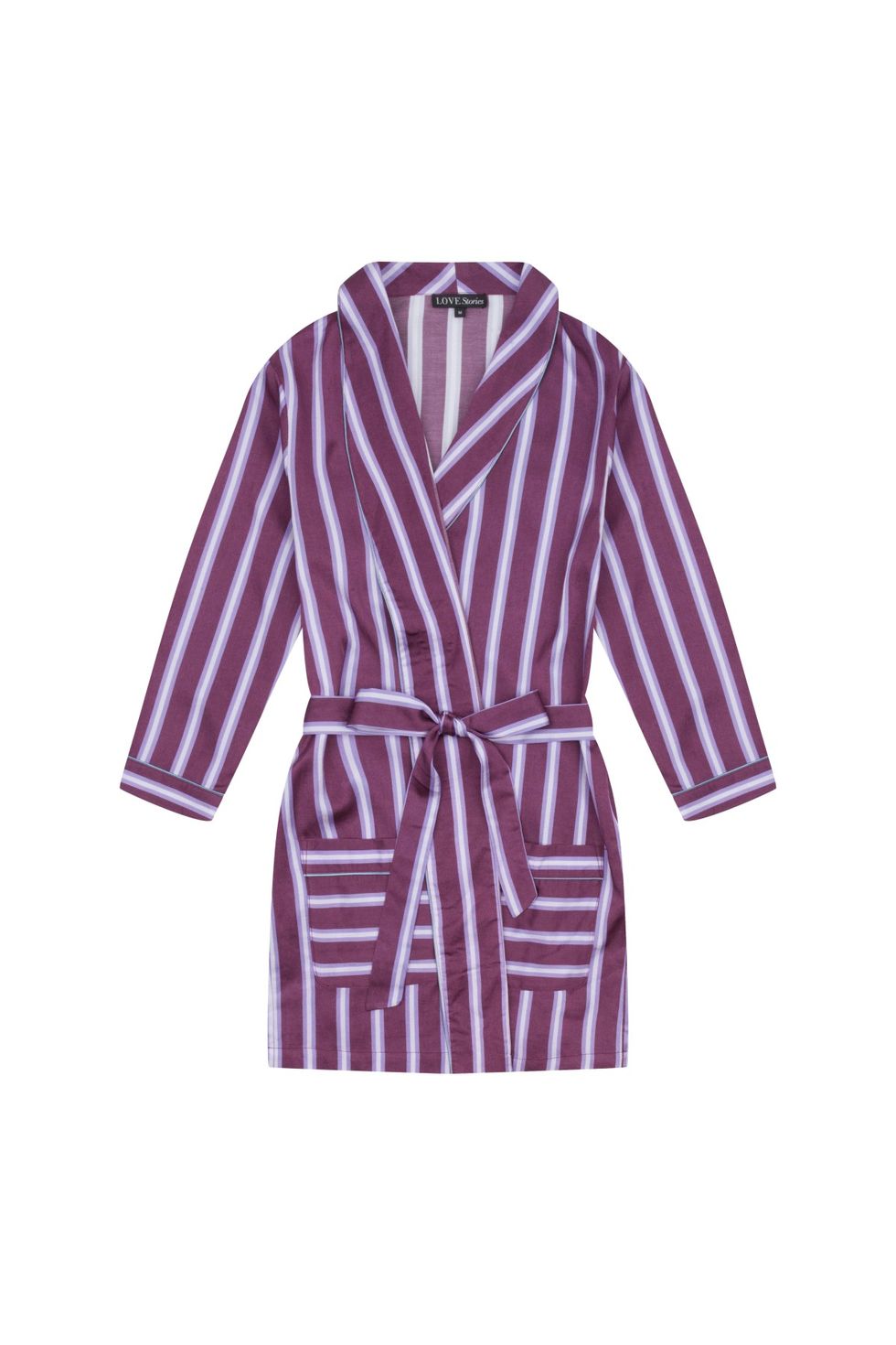 Clothing, Robe, Purple, Violet, Outerwear, Sleeve, Nightwear, Pink, Dress, Magenta, 