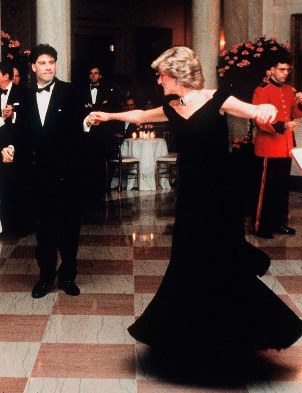 John Travolta dancing with Princess Diana