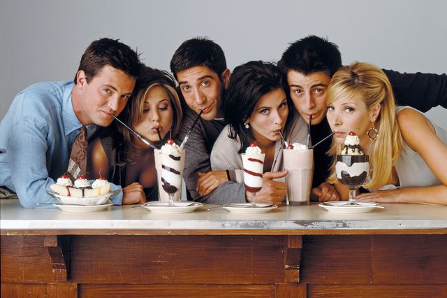 Friends cast: Jennifer Aniston, Matthew Perry, David Schwimmer, Lisa Kudrow, Courteney Cox, Matt LeBlanc