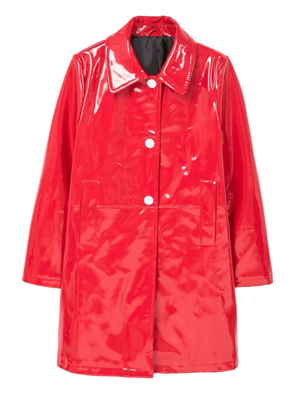 Clothing, Outerwear, Red, Sleeve, Jacket, Raincoat, Coat, Collar, Windbreaker, Rain suit, 