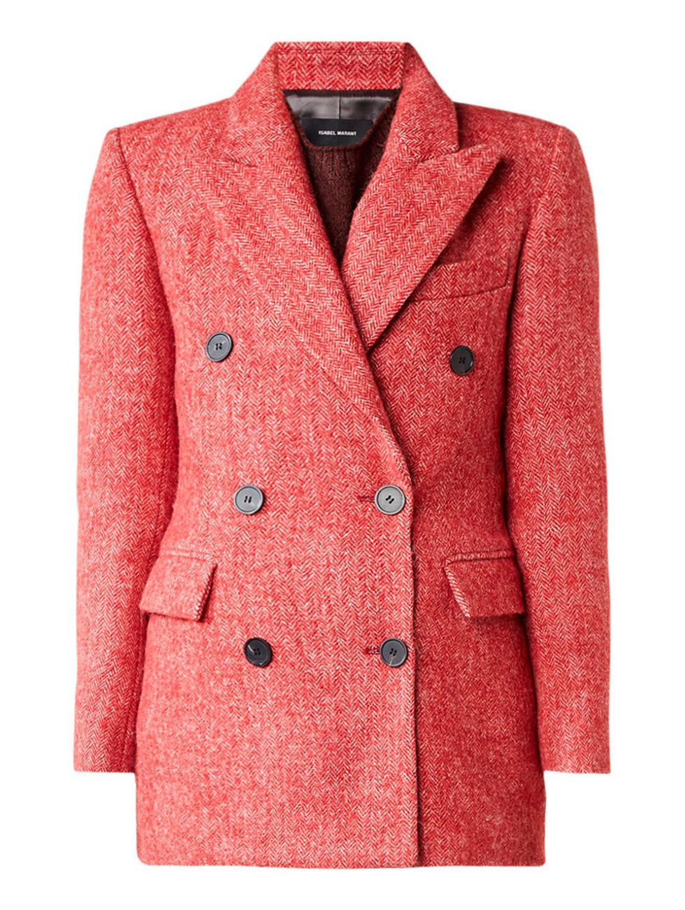 Clothing, Outerwear, Coat, Overcoat, Pink, Jacket, Trench coat, Sleeve, Blazer, Collar, 