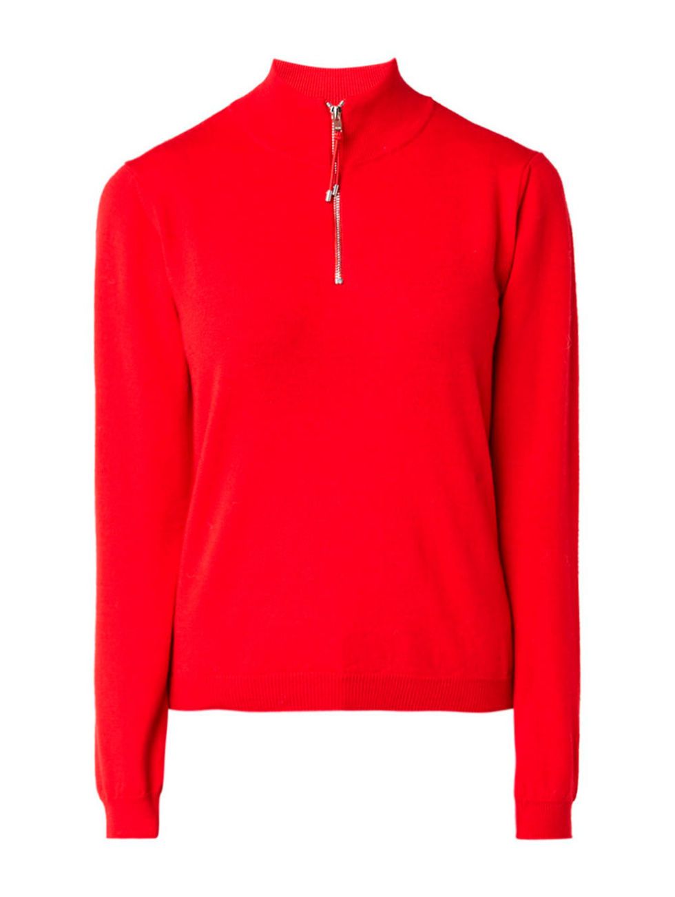 Clothing, Sleeve, Red, Outerwear, Neck, Sweater, Collar, Top, T-shirt, Jersey, 
