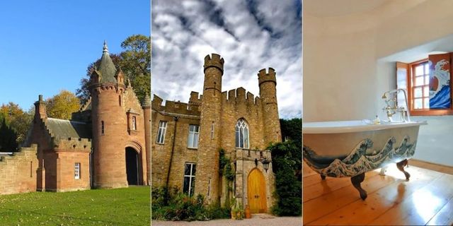 Castle, Estate, Property, Building, Landmark, Château, Stately home, Mansion, Home, Sky, 