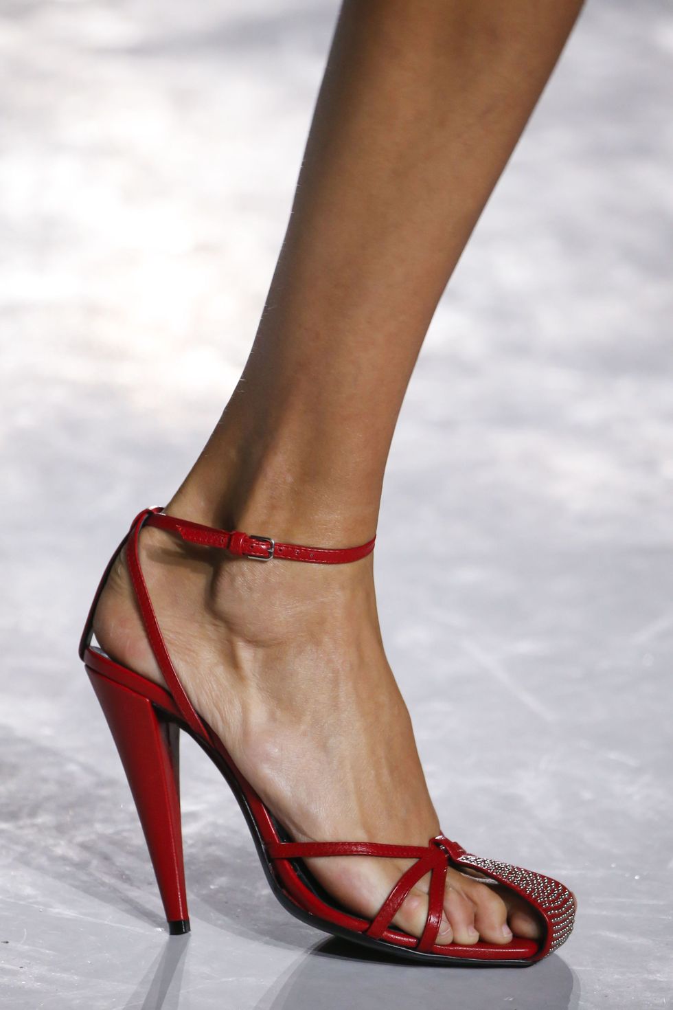 Footwear, High heels, Leg, Sandal, Fashion model, Red, Fashion, Human leg, Ankle, Shoe, 