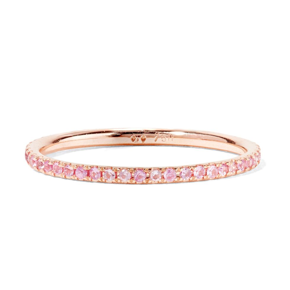 Bangle, Jewellery, Fashion accessory, Pink, Ring, Bracelet, Metal, Body jewelry, Engagement ring, Diamond, 