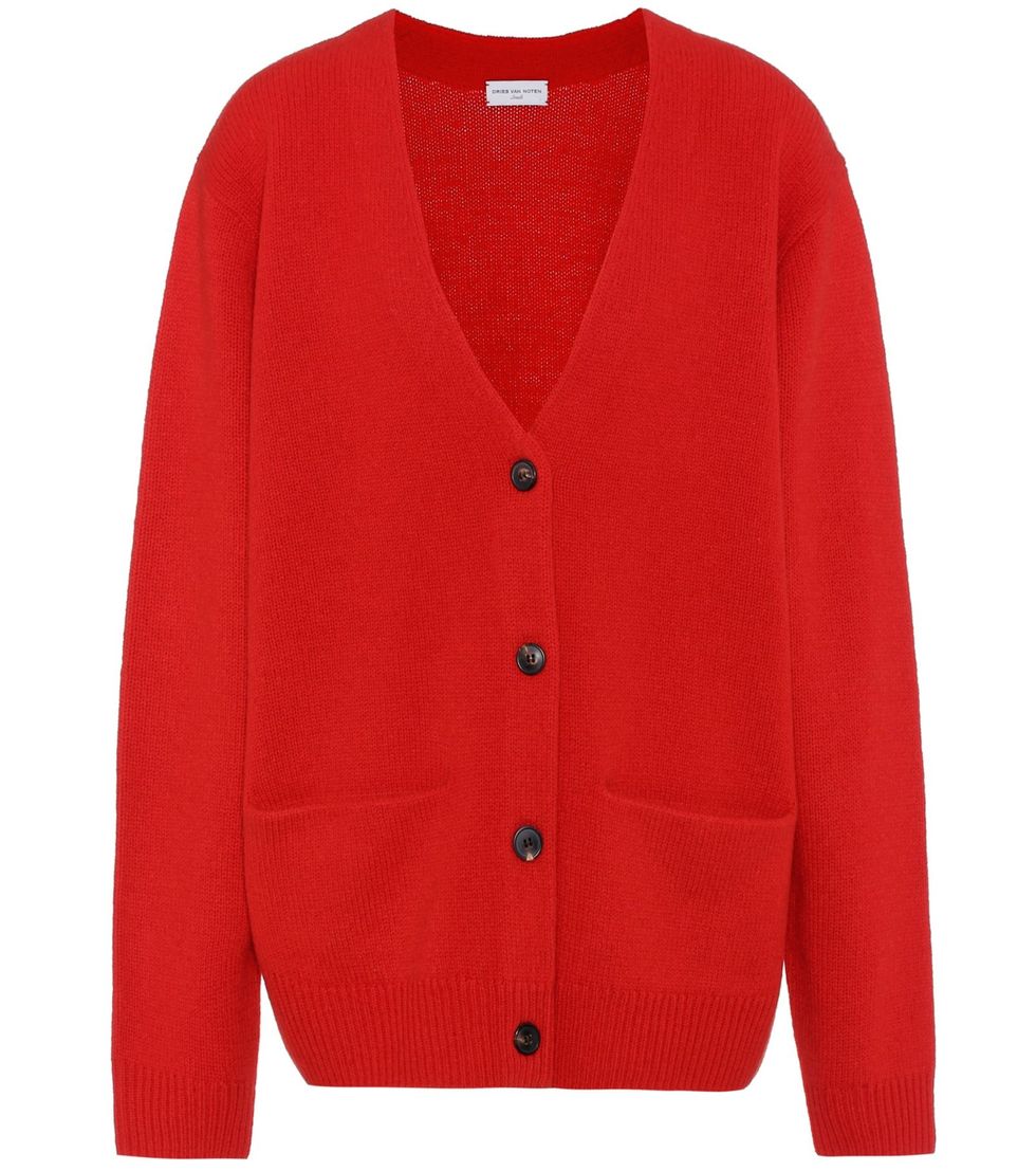 Clothing, Outerwear, Sweater, Sleeve, Cardigan, Red, Woolen, Button, Top, Wool, 